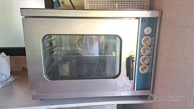 Forno professionale ventilato in acciaio inox