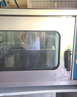 Forno professionale ventilato in acciaio inox