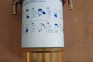 Filtro Racor benzina/gasolio decantatore acqua 