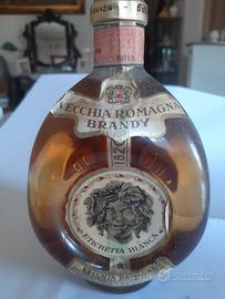 Brandy Vecchia Romagna Etichetta Bianca Vintage