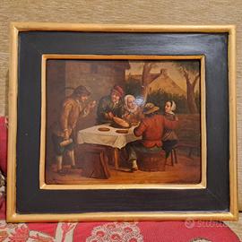 quadretto fiammingo 25x30 cm ca