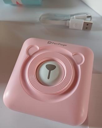 stampante mini Perry page printer A6 Rosa