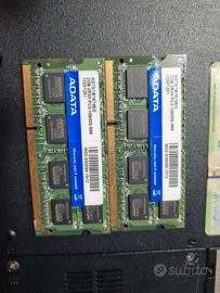 Adata RAM 2GB 2RX8 PC3 10600S (2 pezzi) (4GB)