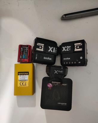 Materiale trigger e batteria Fuji fujifilm 