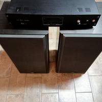 Amplificatore finale 80 + 80 watt + casse JBL.
