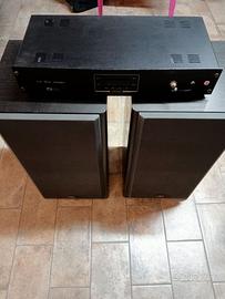 Amplificatore finale 80 + 80 watt + casse JBL.
