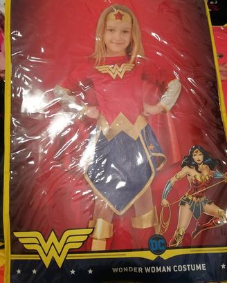 costume wonder woman bambina 3/4 anni