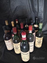 Vini vari d'annata (18 bottiglie)