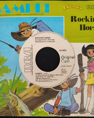 Sampei Disco 45 giri Rocking Horse Sigle Cartoni