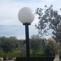 sfere lampione bianche diametro 30