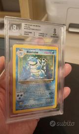 💧🐢 Blastoise 2/102 Ita BGS 8 NM-MT 💧🐢