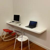 Scrivania lunga il legno laccato