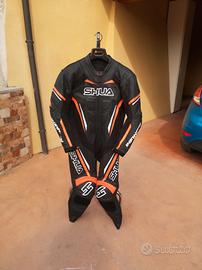 tuta moto 52 come NUOVA intera in pelle 