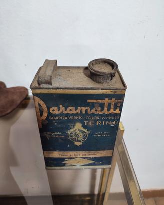 latta da collezione. olio Paramatti vintage