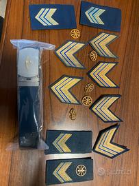Cintura e gradi aeronautica Militare