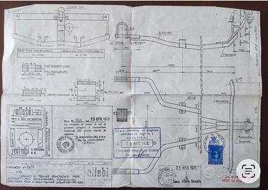Gancio Traino Epoca Ellebi per VW Maggiolino (1970