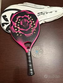 Racchetta Beach Tennis Turquoise Black Death