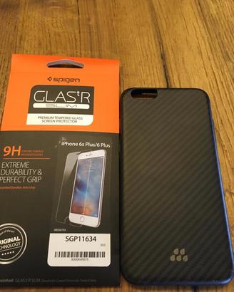 Protettore schermo e cover iphone6splus e 6plus