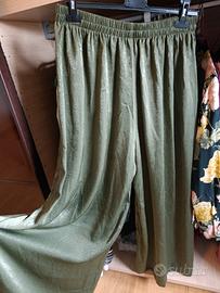 Gonna-pantalone verde (brillante)