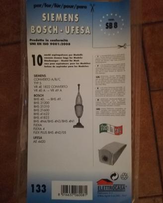 Sacchetto aspirapolvere Bosch