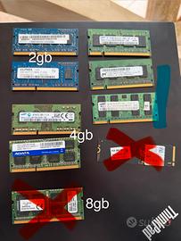 Ram pc notebook ddr2 e ddr3
