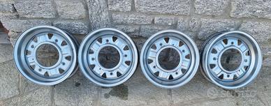 Cerchi d'epoca Fergat 12x4J Fiat 500