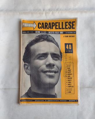 Riccardo Carapellese monografia calciatore 1951