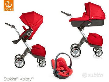 Trio Stokke Xplory, passeggino ovetto ecc