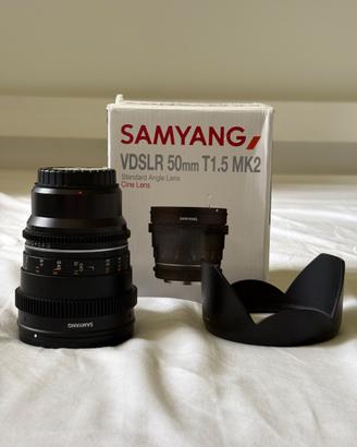 Samyang 50mm, t1.5 MK2, MFT, Cine