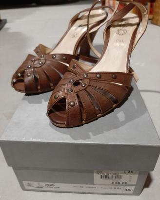 Sandali nr. 36 in cuoio