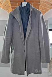 Cappotto sombrero grigio