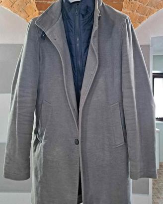 Cappotto sombrero grigio