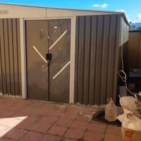 casetta da giardino box outsunny magazzino 9mq