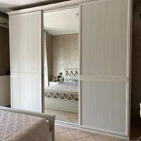 Camera completa legno panna-ante scorrevoli