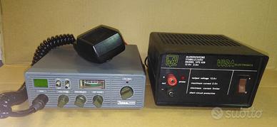 Ricetrasmettitore CB omologato 40Ch + Alimentatore