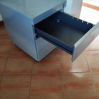 Cassettiera metallica con chiusura a chiave