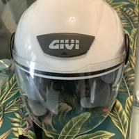casco givi 10.4  TAGLIA S   (56 CM) SOLID BIANCO