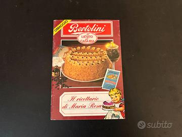 Ricettario Bertolini Maria Rosa originale 1990
