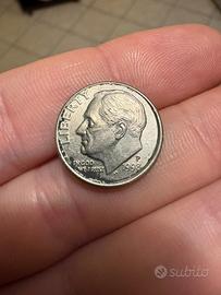 Moneta da 10 centesimi Roosevelt 1998