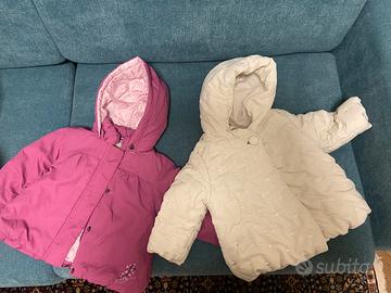 Piumini/completini/scarpe bimba