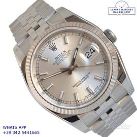 ROLEX Datejust 116234 Soleil silver dial Full Set