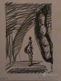 Adolfo saporetti litografia su carta