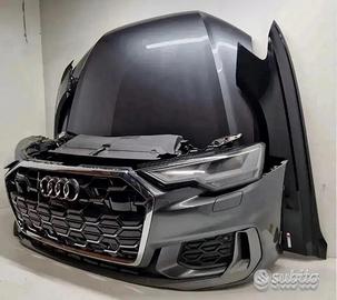 Audi A6 C8 restyling muso paraurti fari radiatori