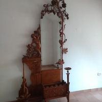 mobile da ingresso- specchiera liberty - antico