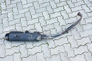 MARMITTA ORIGINALE TMAX 500 530 USATA CON SEGNI