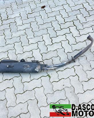 MARMITTA ORIGINALE TMAX 500 530 USATA CON SEGNI