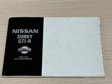 libretto uso e manutenzione NISSAN sunny GTI-R