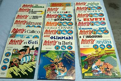 Asterix fumetti da collezione 18 cartonati anni 70
