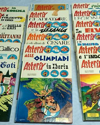Asterix fumetti da collezione 18 cartonati anni 70