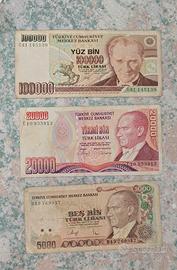 Banconote Turche 